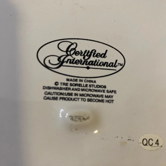 Certified International Cafe Parisian Scene Decorative Plate - Picture 4 of 6